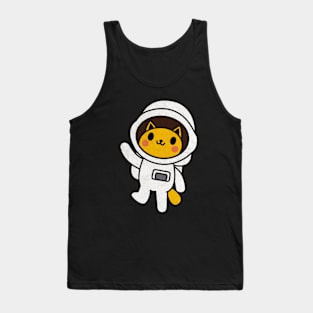 Astronaut Space Cat Tank Top